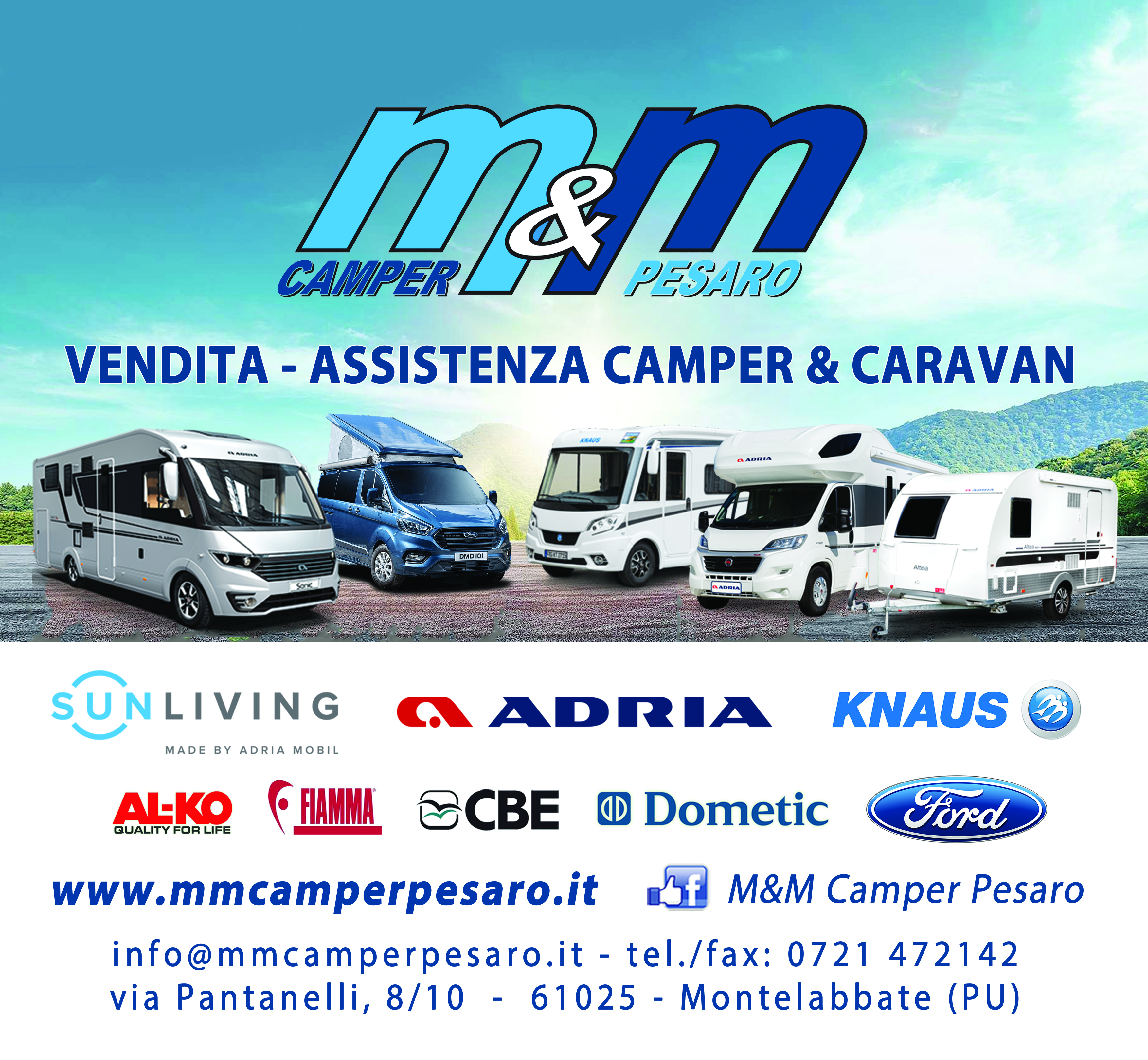 18171421 - camper parked in a countryside in italy